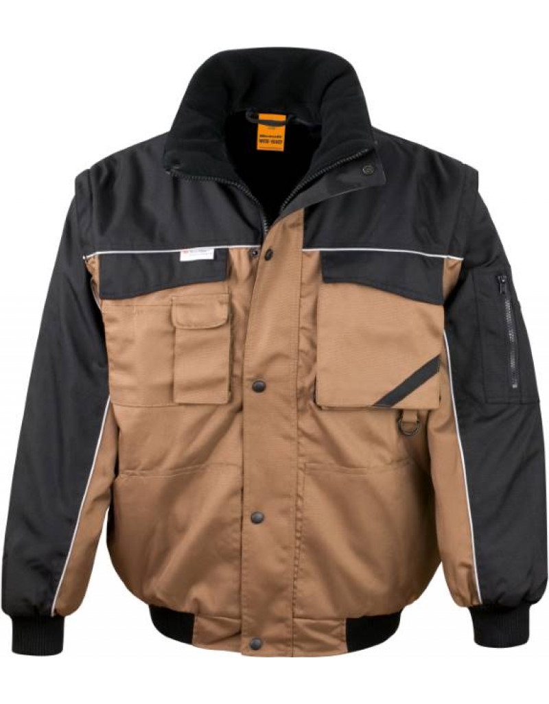 Jachetă de lucru cu mâneci detașabile